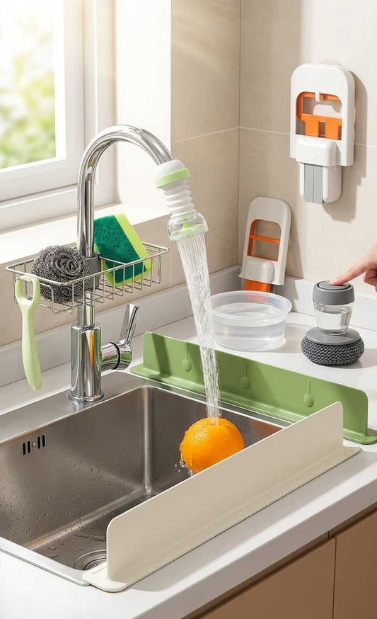 360Β° Adjustable Splash-Proof Faucet Extender & Water Filter